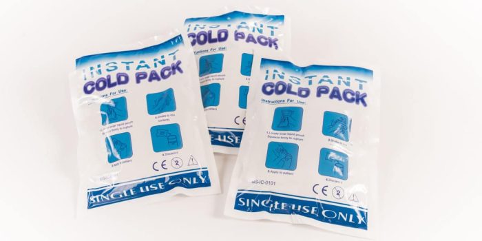 three cold packs
